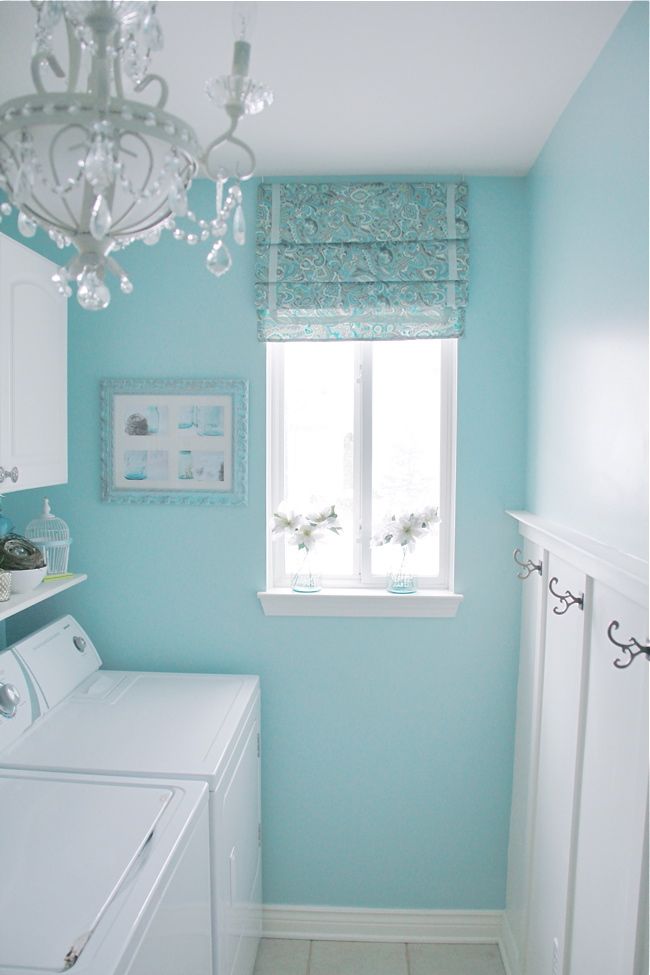 Laundry room chandelier