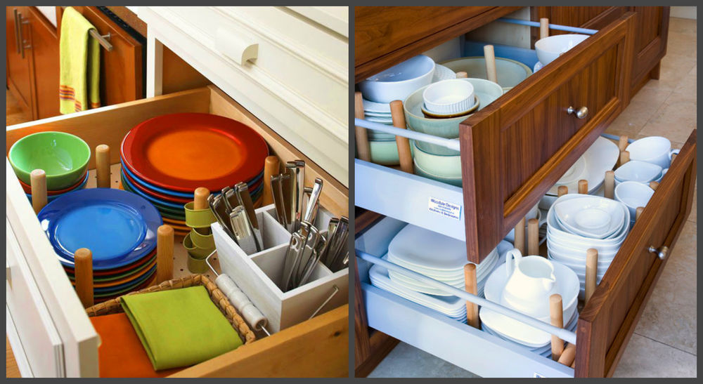 Интересные варианты хранения посуды: 65 фото-идей, фото № 4