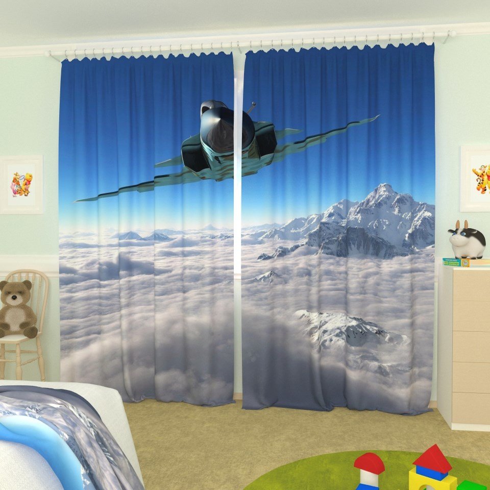Фото-шторы для комнаты мальчика школьного возраста