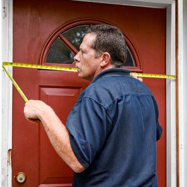 How to measure a front door