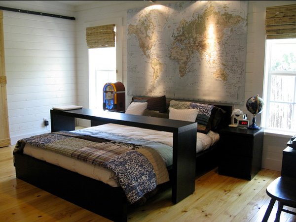 contemporary bachelor Bedrooms