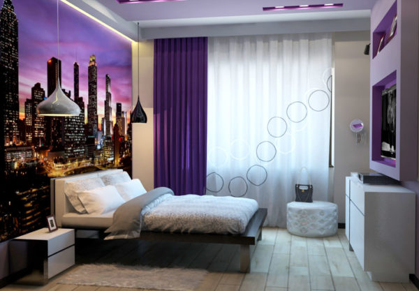 Современный дизайн интерьера спальни 12 кв. метров