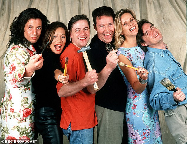 Design team: Laurence, Anna, ¿Handy¿ Andy, Michael Jewitt, Linda and Graham in 2000