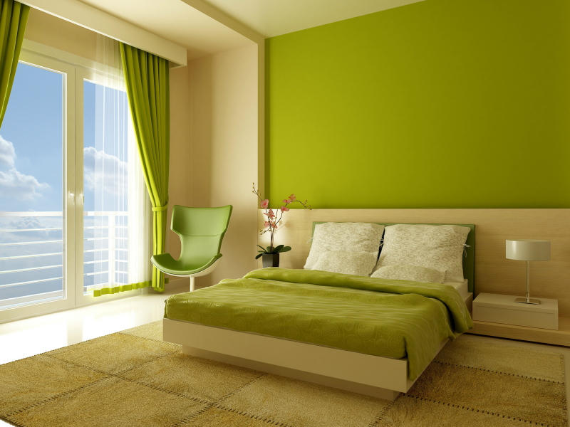 Выбирая краску для отделки стен в спальне, нужно обращать внимание на ее качество и функциональные возможности