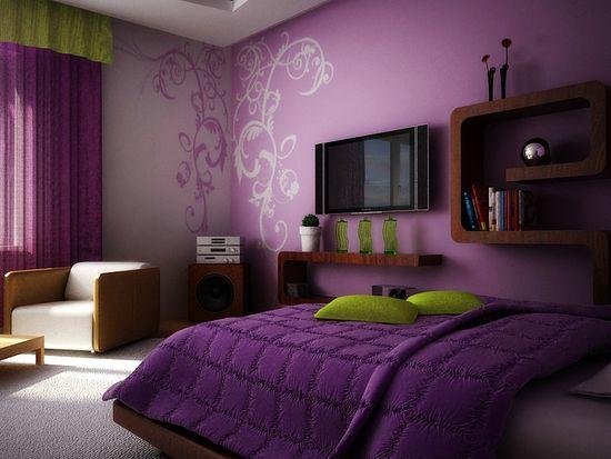 Цветовое оформление в спальной комнате нужно подбирать с учетом предпочтений ее владельца