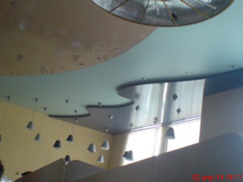 в детской натяжные потолки от &quot;Гранд Дизайн&quot;  - настоящие натяжные потолки!