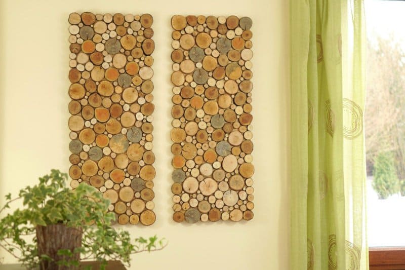 деревянное панно на стену