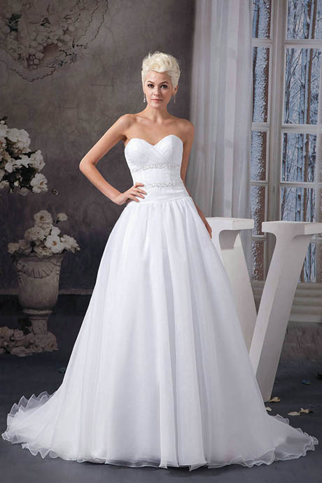 Princess A-line Organza Wedding Dress